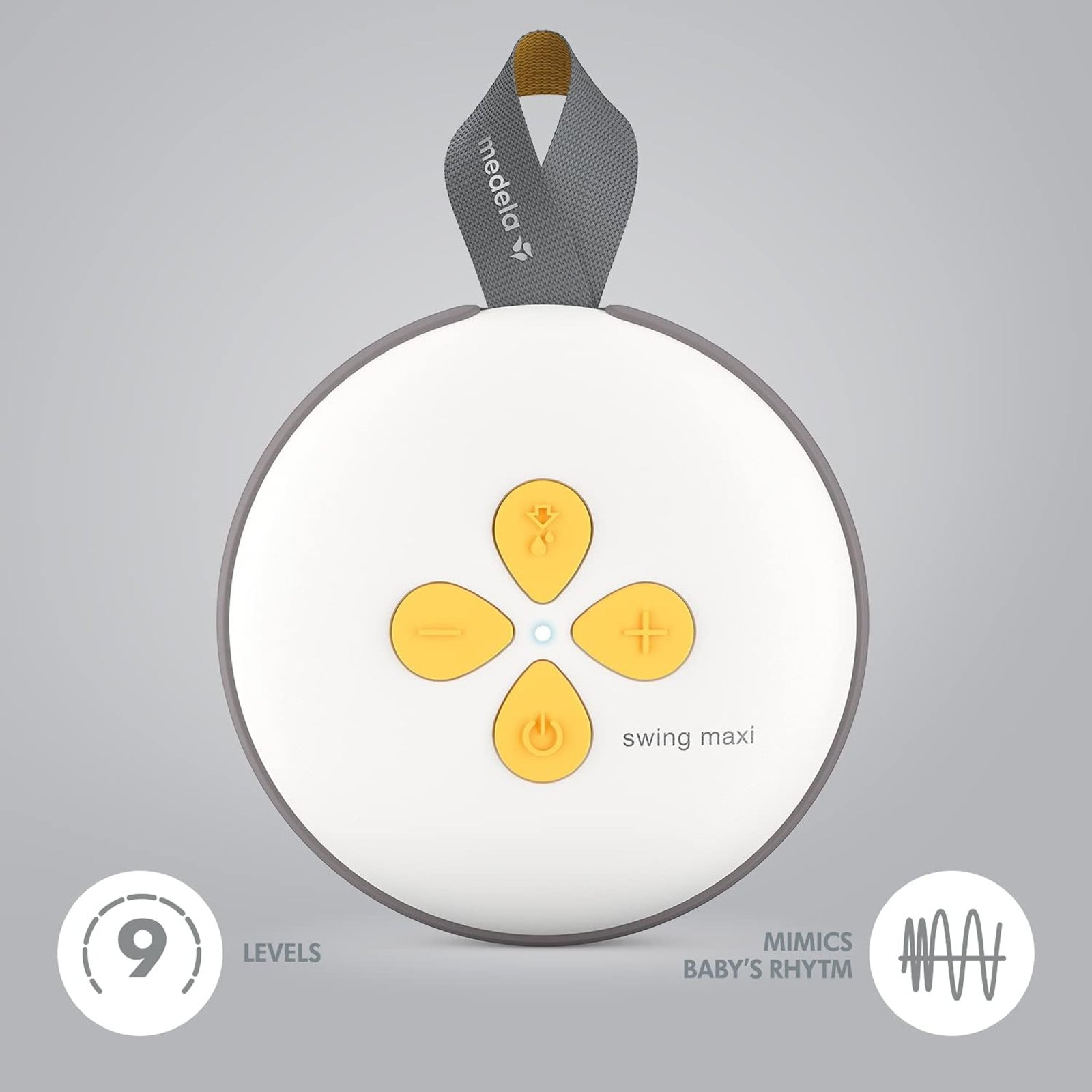 Medela Swing Maxi Double Electric Breast Pump – USB-Chargeable, More Milk in Less Time, Featuring PersonalFit Flex shields and Medela 2-Phase Expression Technology