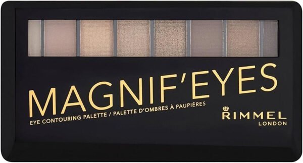 Rimmel London, Magnif’Eyes Eye Contouring Palette, 01 Nude Edition, 14.2 g