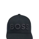 BOSS COTTON-TWILL FIVE-PANEL CAP WITH EMBROIDERED LOGO