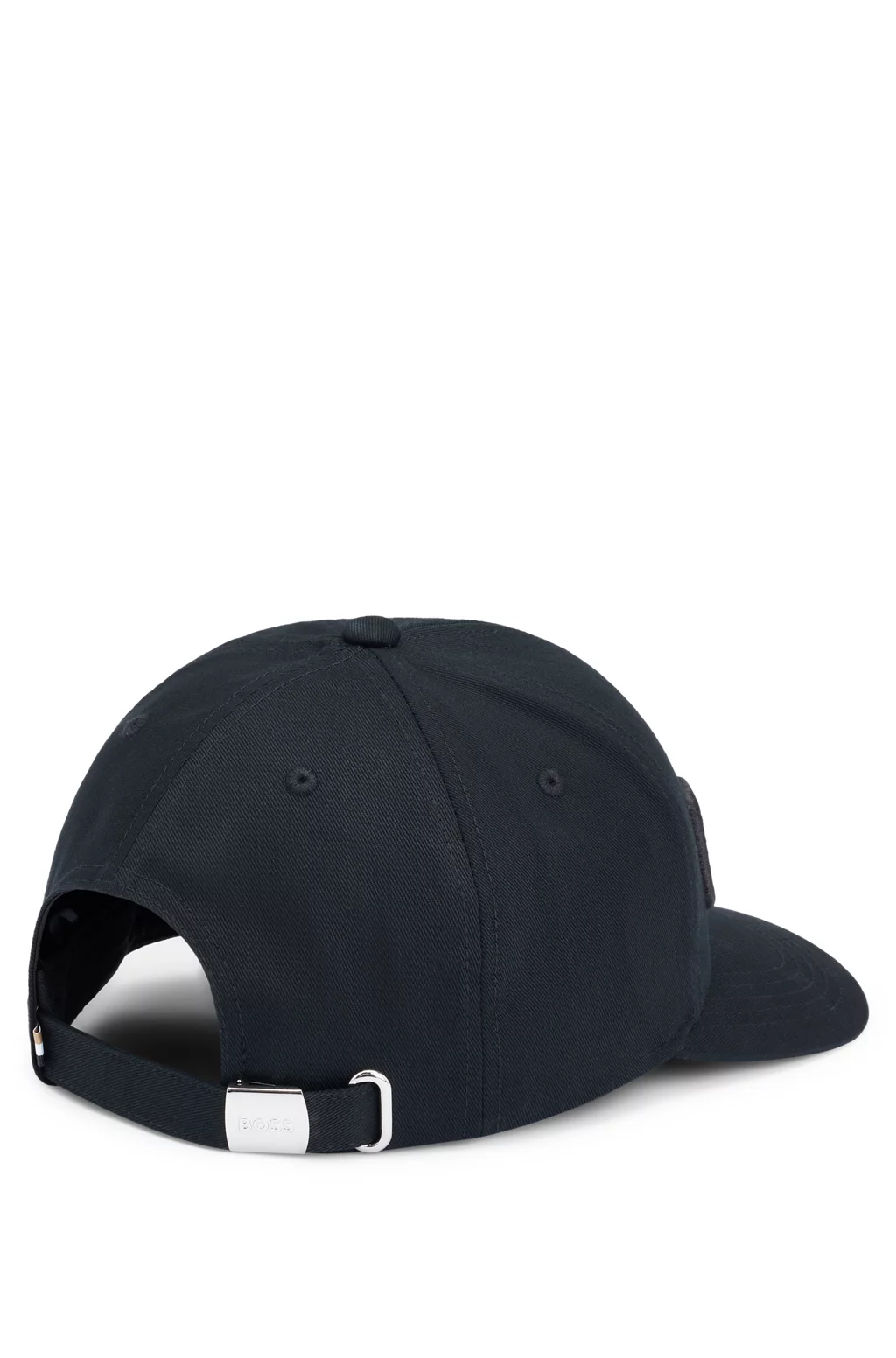 BOSS COTTON-TWILL FIVE-PANEL CAP WITH EMBROIDERED LOGO