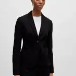 BOSS EXTRA-SLIM-FIT JACKET IN STRETCH FABRIC