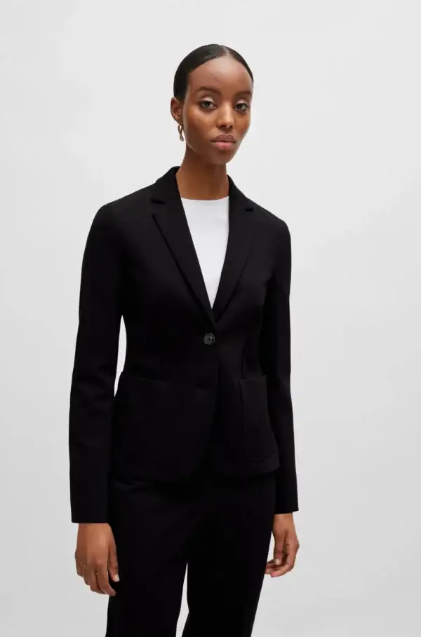 BOSS EXTRA-SLIM-FIT JACKET IN STRETCH FABRIC