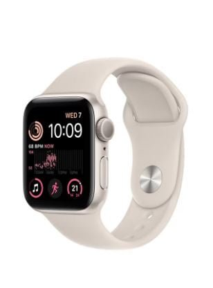 Watch SE (Gen 2) GPS 40mm Aluminium Case With Sport Band - Starlight (2022)