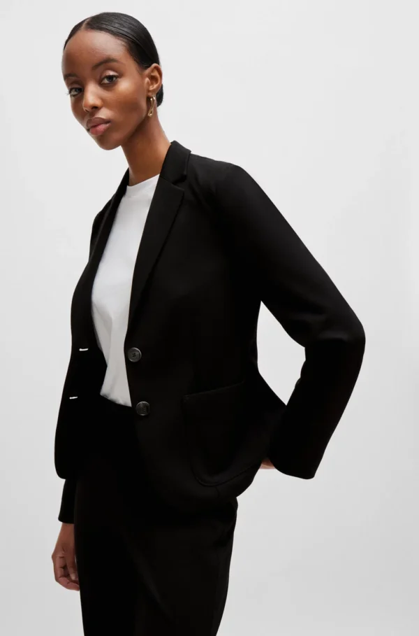 BOSS EXTRA-SLIM-FIT JACKET IN STRETCH FABRIC