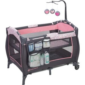 Baby Trend E Nursery Center April, Baby Pink