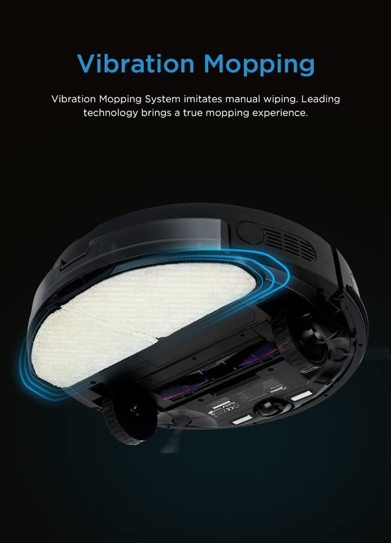 Midea M7 Pro Robot Vacuum cleaner, 4000Pa Strong Suction with BLDC motor, 150 Min Run Time, Wet Mopping