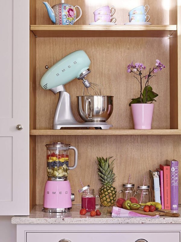 Smeg, 50’S Retro Style Aesthetic Blender, Pastel Blue, 1.5 Liters.