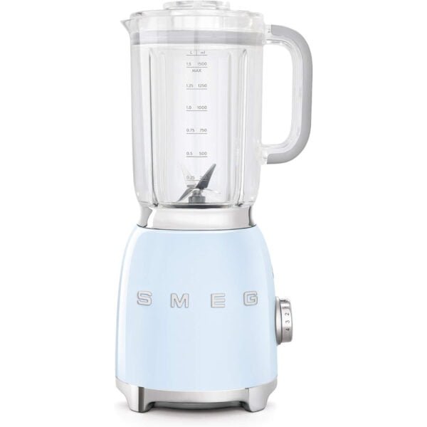 Smeg, 50’S Retro Style Aesthetic Blender, Pastel Blue, 1.5 Liters.