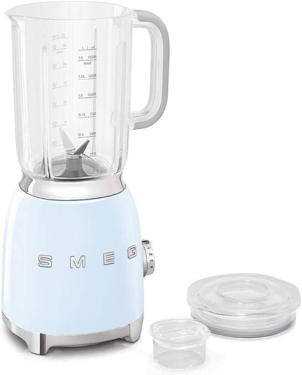 Smeg, 50’S Retro Style Aesthetic Blender, Pastel Blue, 1.5 Liters.