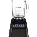 Blendtec 1800W Blender, Made In USA Heavy Duty Mixer with 100 Speed Touch Slider & Interface, Preprogrammed Cycles for Smoothie Maker, Salsa, Juice, Hot Soup, Clean & More – Designer 725 (Black)