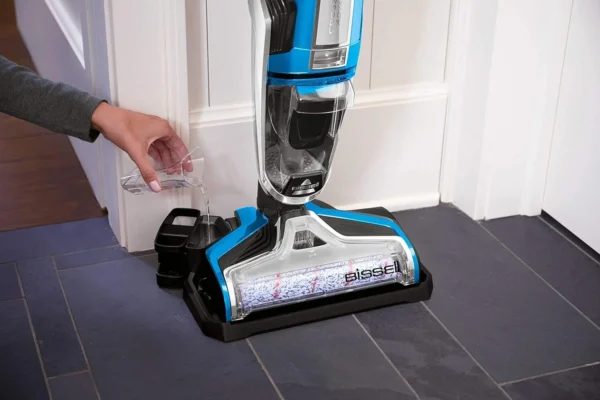Bissell | Crosswave Multi-Surface 3 In 1 Vacuum Cleaner (1713) Wet and Dry Vacuum With 2 Tank Technology and Unique Microfiber+Nylon Brush Roll, 3000Rpm