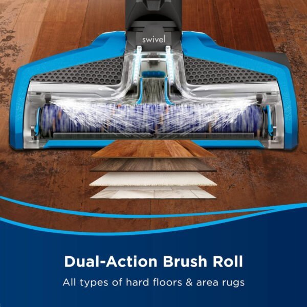Bissell | Crosswave Multi-Surface 3 In 1 Vacuum Cleaner (1713) Wet and Dry Vacuum With 2 Tank Technology and Unique Microfiber+Nylon Brush Roll, 3000Rpm