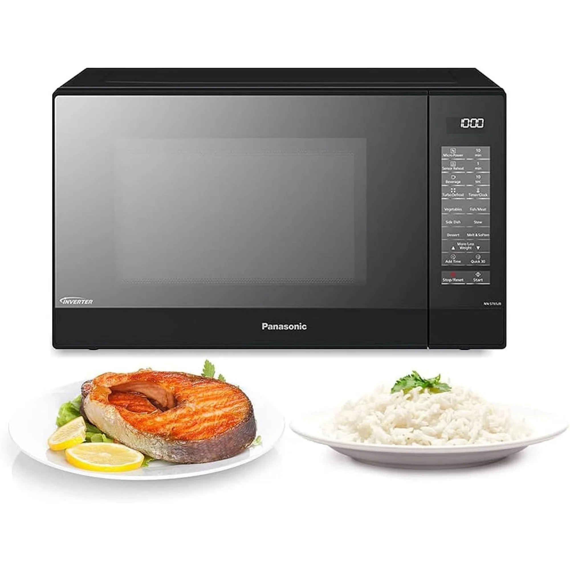 Panasonic 32 Liters Solo Inverter Microwave, Black – Nnst65Jb”Min 1 year manufacturer warranty”