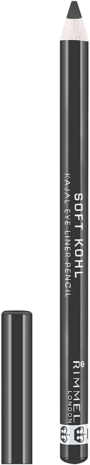 Rimmel London, Soft Kohl Eyeliner pencil, 61 Jet Black, 1.2 g