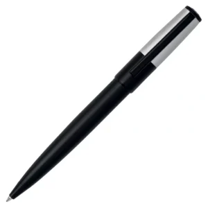 BOSS BALLPOINT PEN WITH BRUSHED BLACK AND CHROME EFFECTS