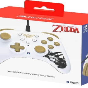 Nintendo Switch HORIPAD Turbo The Legend of Zelda Ergonomic Wired Controller Pad - Officially Licensed by Nintendo